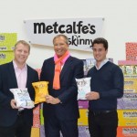 Managing Director of KETTLE® Chips Ashley Hicks, Co-Owners of Metcalfes skinny Ltd Julian Metcalfe and Robert Jakobi (from left to right)