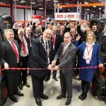 Linde staff with Mayor of Wellingborough opening site