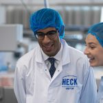 Rishi-Sunak-and-Mica-Proctor-at-HECK-innovation-696×479