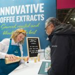 1 Global Marketing Manager Emma Bowles pours a sample of Treatt’s new coffee extracts at Food Matters Live 2019