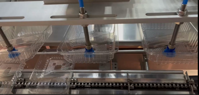Automated tray denesting solution for meat free range of products